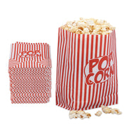 Retro Popcorntüten 48er-Set Weiss-Rot von Relaxdays