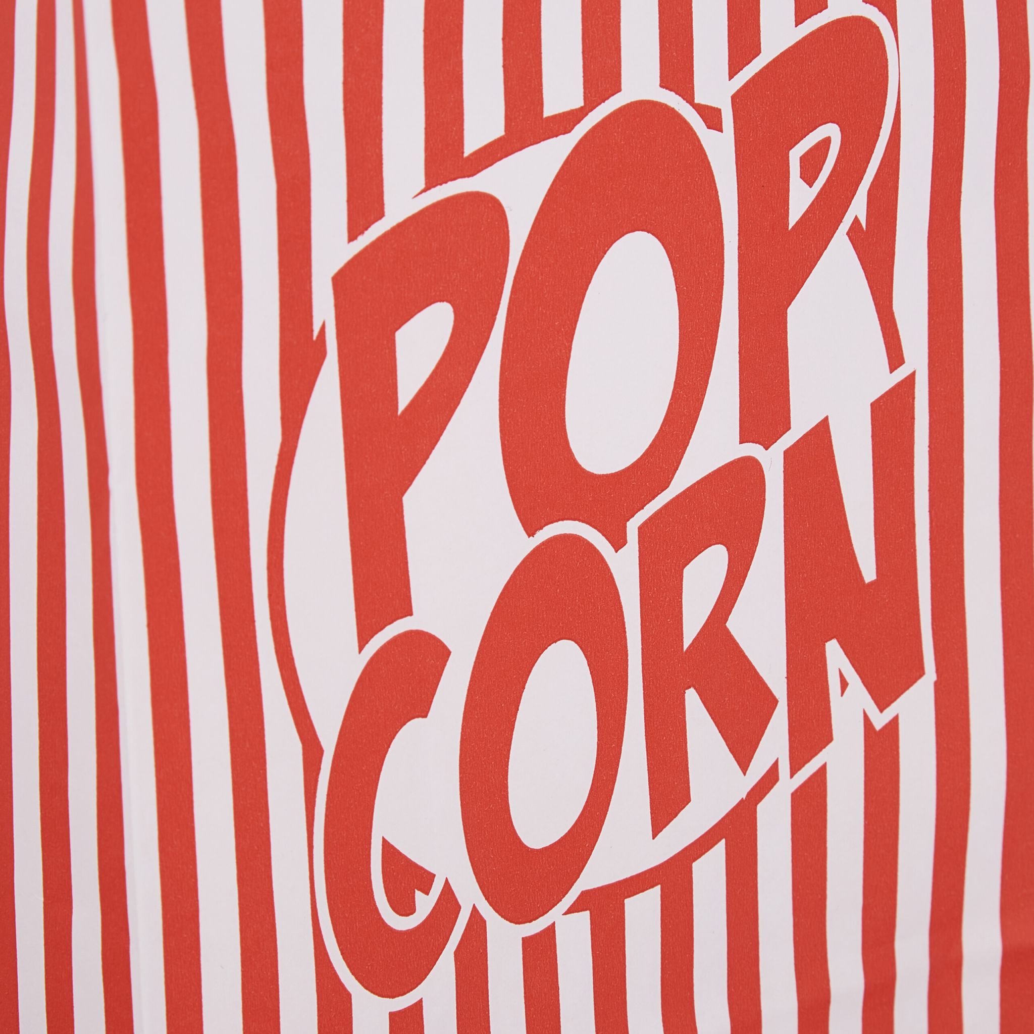 Retro Popcorntüten 48er-Set Weiss-Rot von Relaxdays