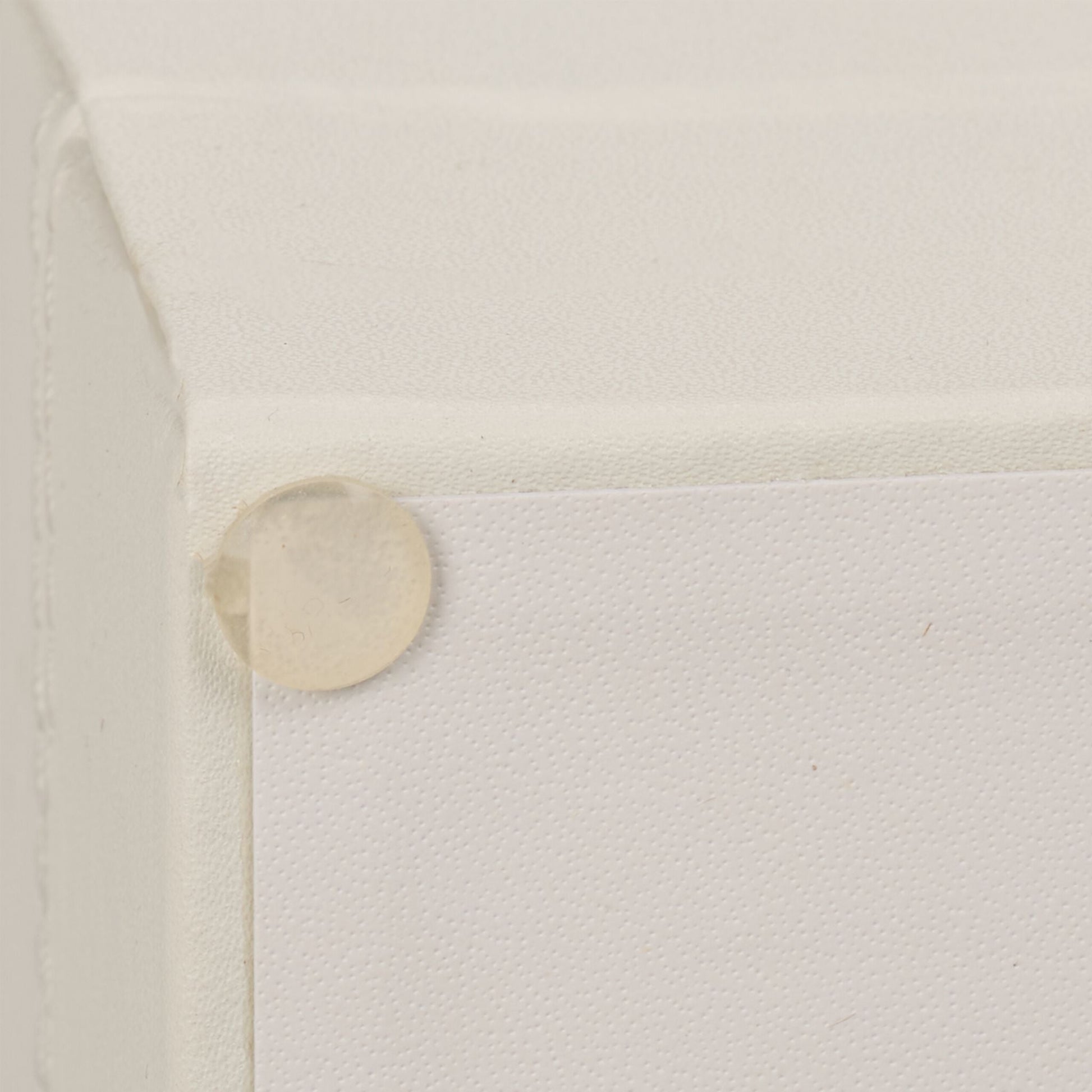 Brillenbox für 12 Brillen Weiss-Creme-Silber von Relaxdays