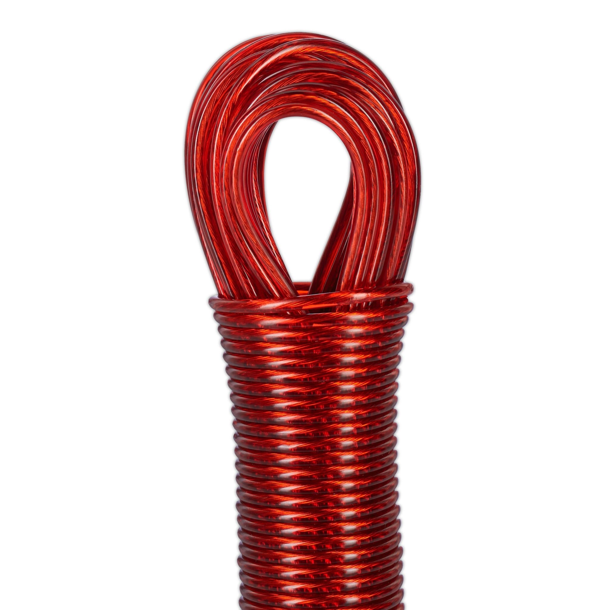 Wäscheleine mit Stahldraht 3 x 20m Rot von Relaxdays
