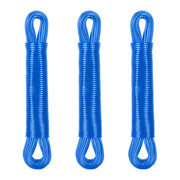 Wäscheleine mit Polyesterkern 3 x 20m Blau von Relaxdays