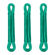 Wäscheleine mit Polyesterkern 3 x 20m Grün von Relaxdays