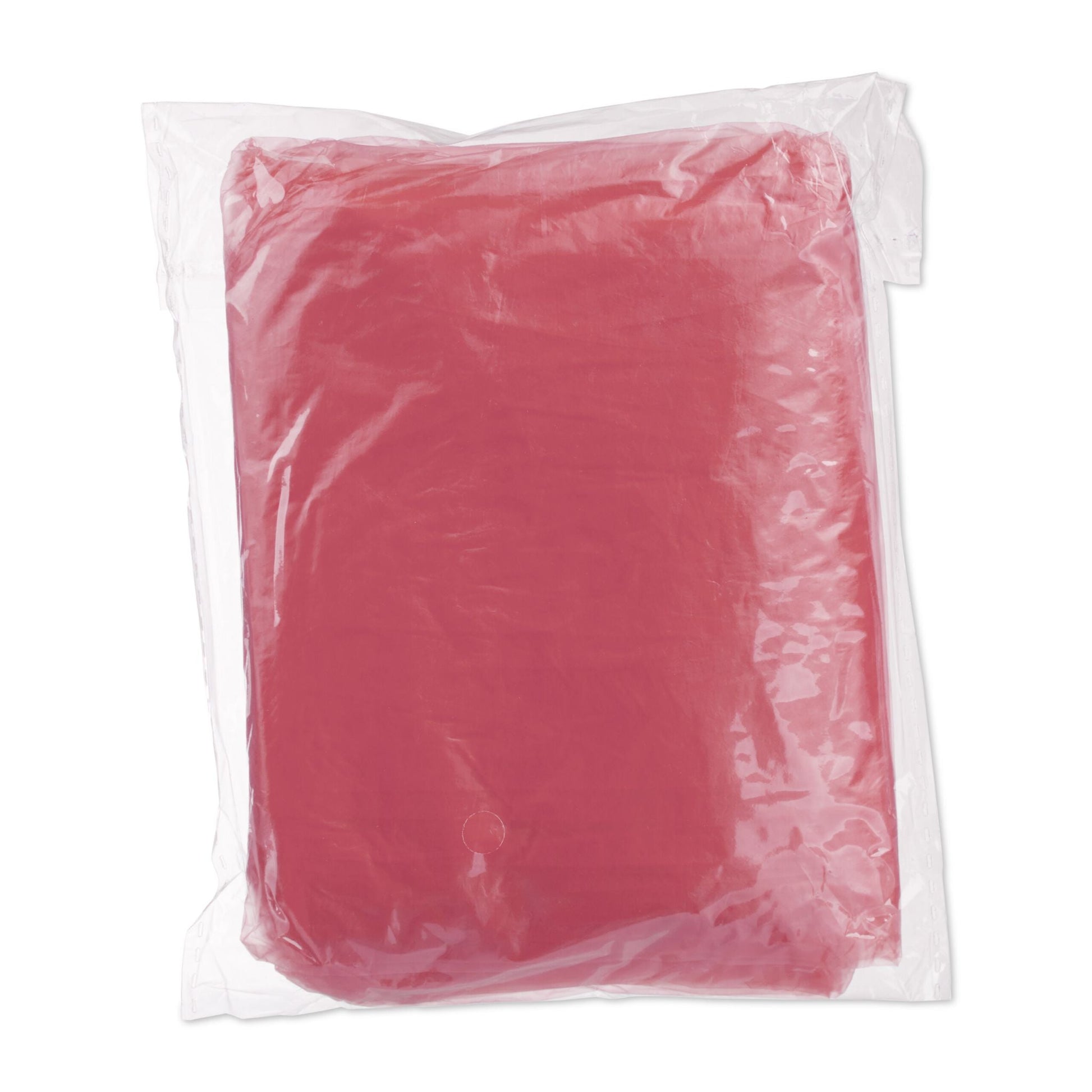 Einweg Regenponcho 20er-Set Rot von Relaxdays
