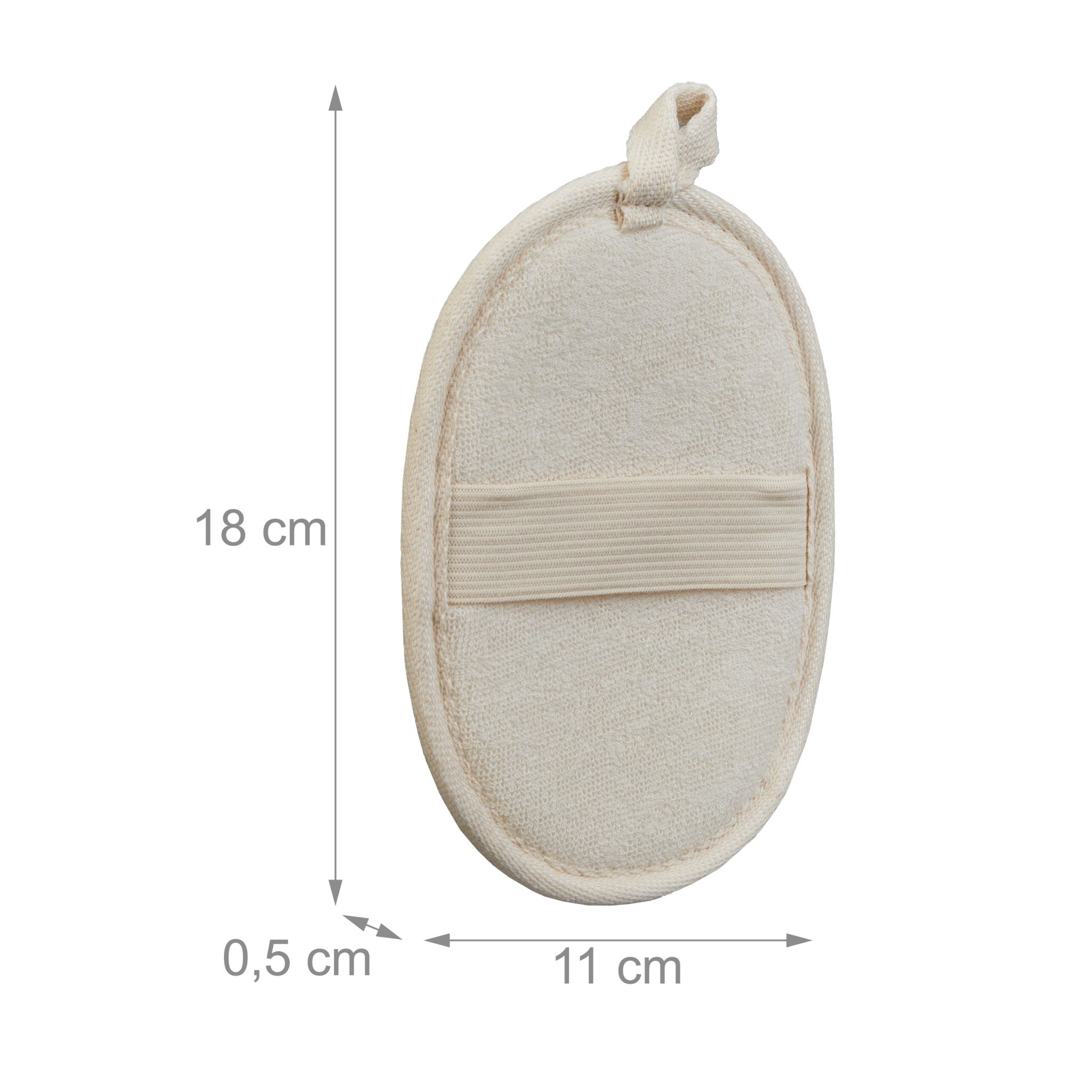 Luffaschwamm 4er-Set Beige