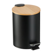 Kosmetikeimer 3 Liter Hellbraun-Schwarz von Relaxdays
