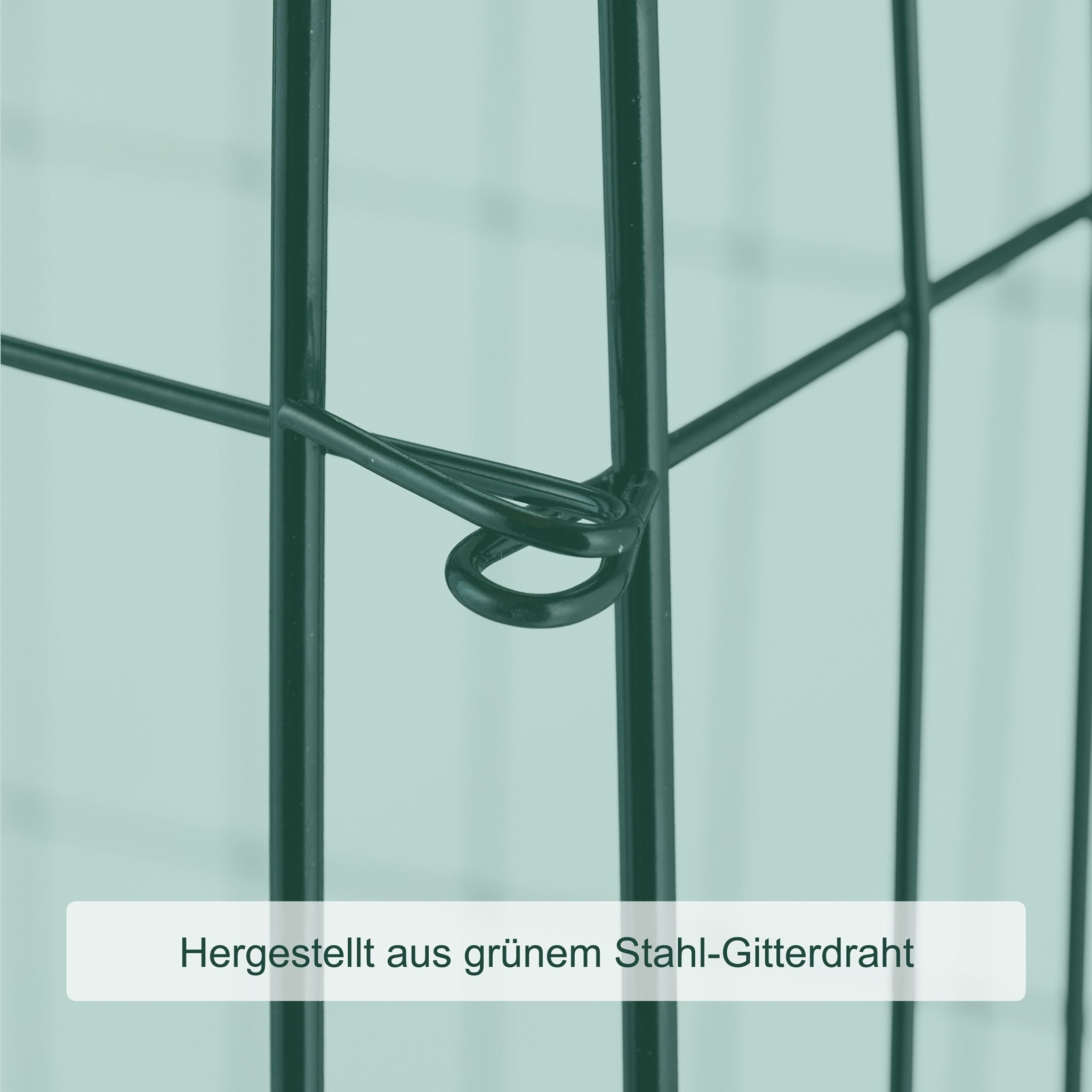 Komposter Metall mit Bodengitter Dunkelgrün von Relaxdays