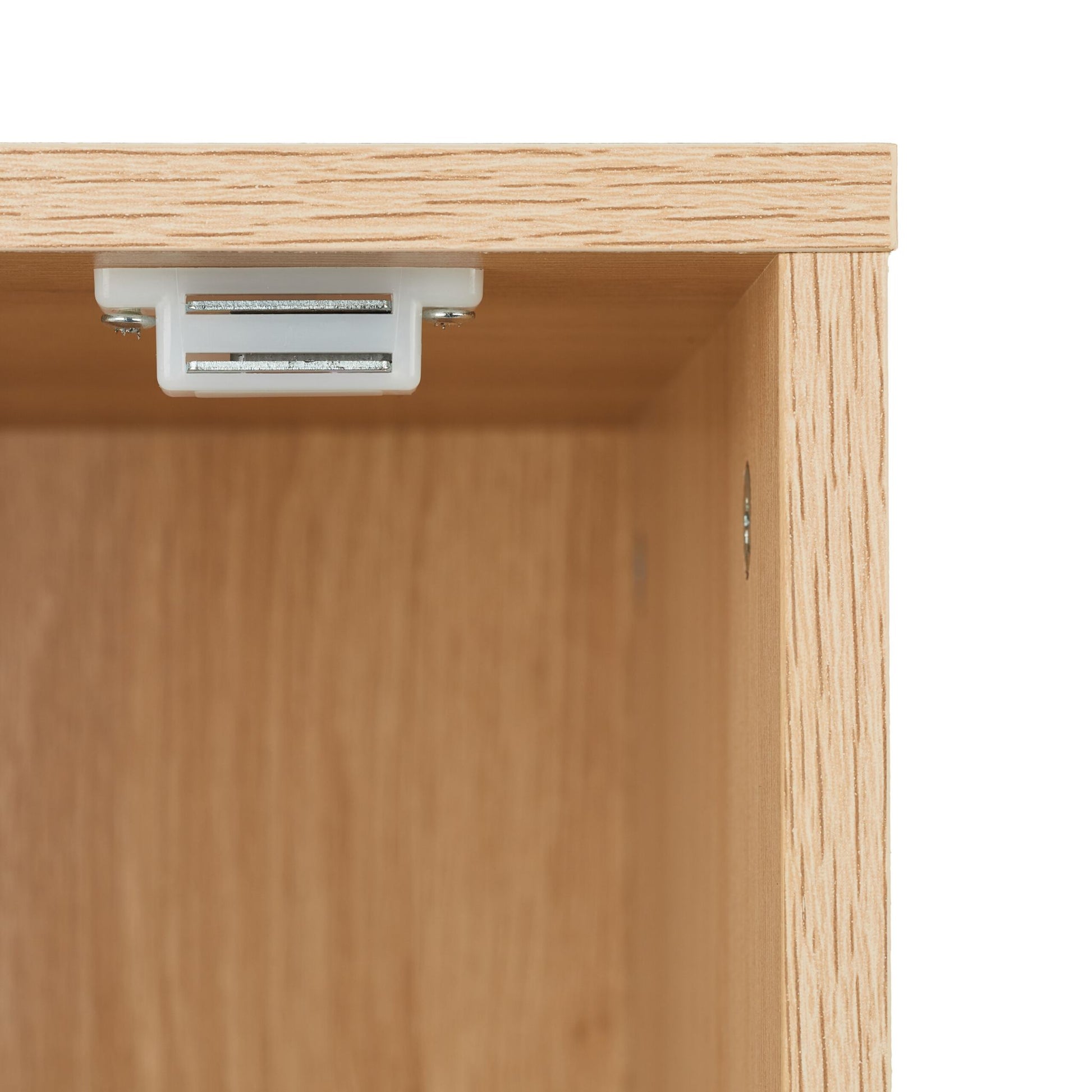 Katzenschrank mit aufklappbarer Tür Weiss-Hellbraun von Relaxdays