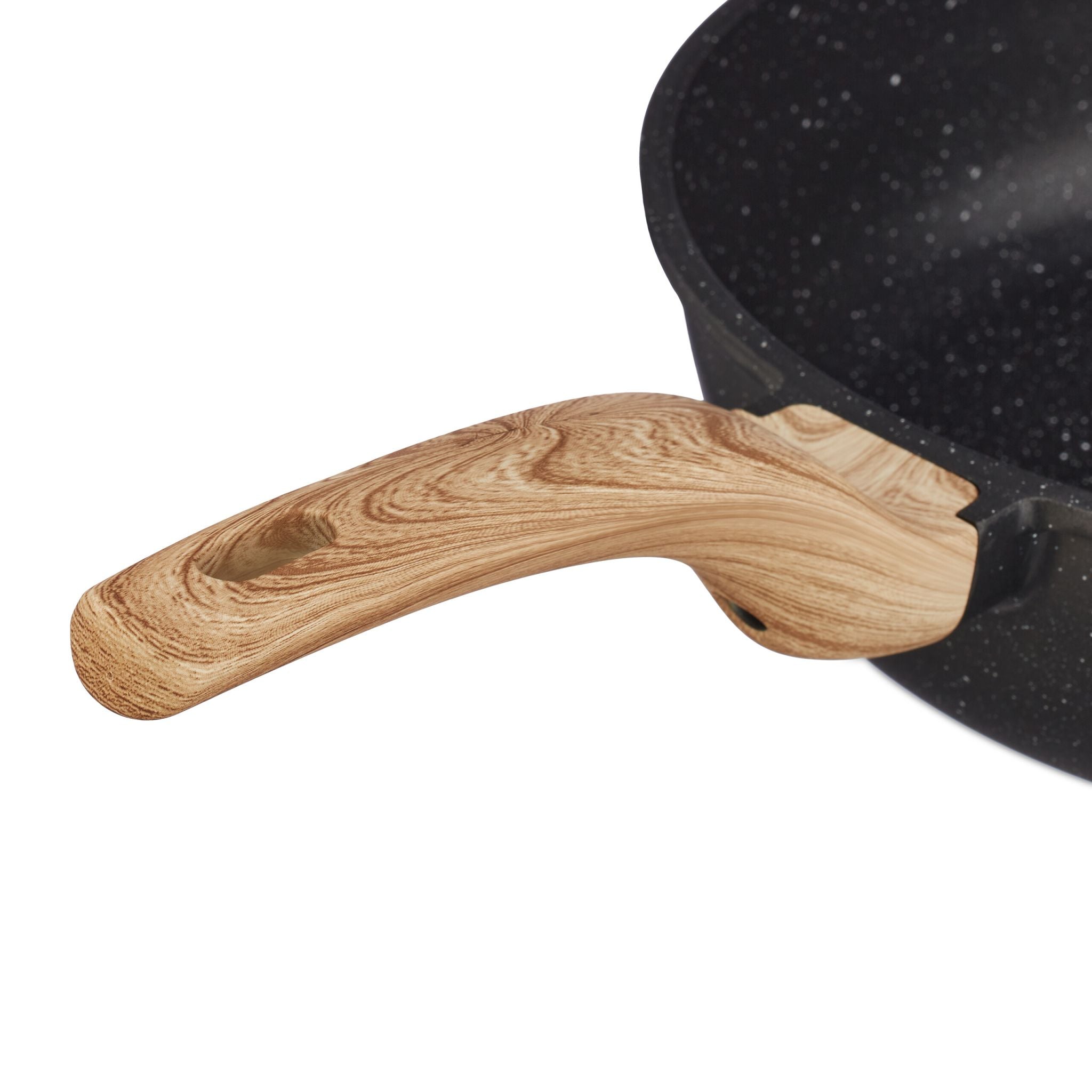 Schmorpfanne mit Deckel Hellbraun-Schwarz-Transparent von Relaxdays