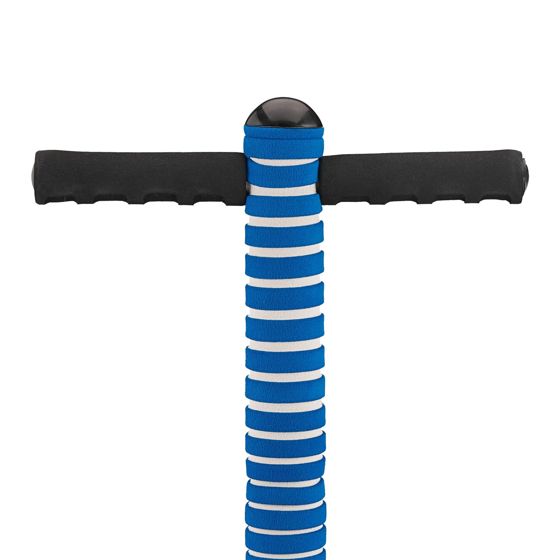Pogo Stick für Kinder 35 kg Blau-Schwarz-Silber von Relaxdays
