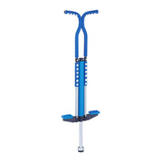 Blauer Pogo Stick für Kinder Weiss-Blau-Silber von Relaxdays