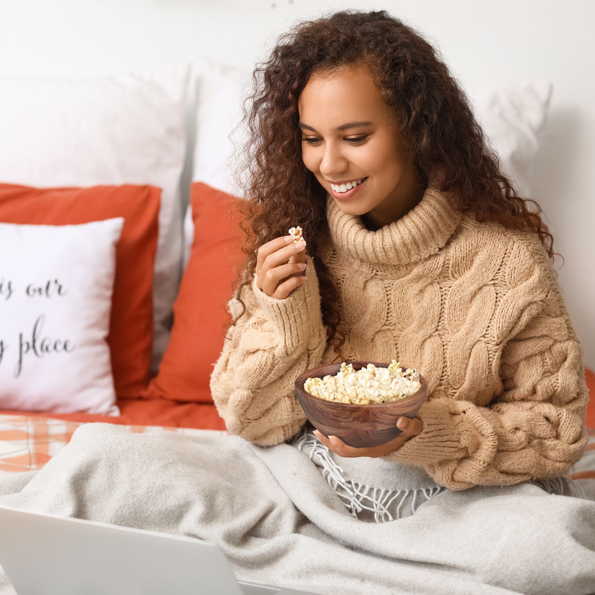Salatschüssel 2er-Set Akazienholz Braun von Relaxdays