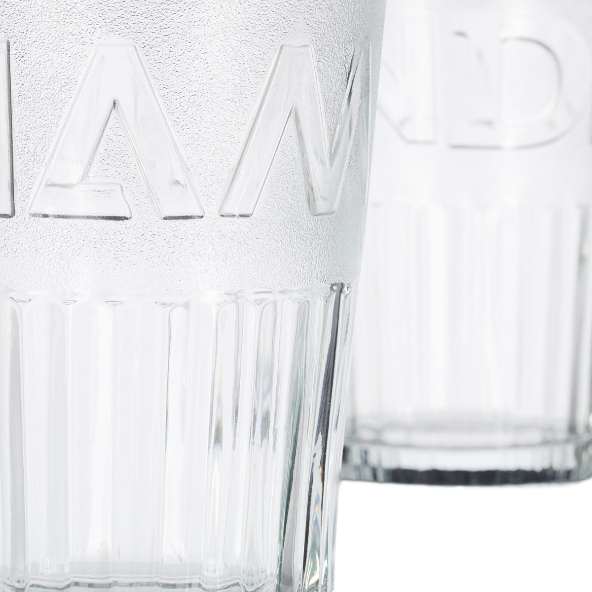 Trinkgläser 2er-Set mit Henkel Transparent von Relaxdays