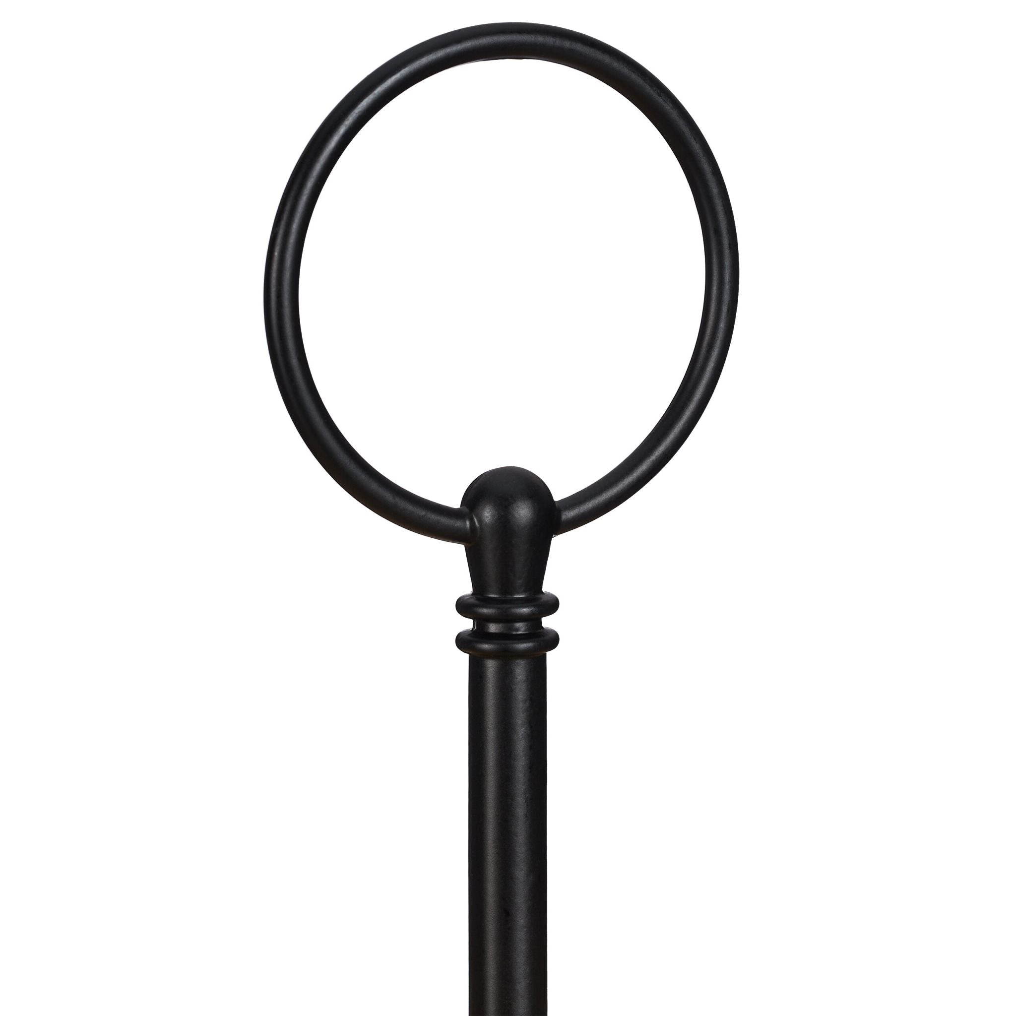 Etagere mit 3 Ebenen Bambus Hellbraun-Schwarz von Relaxdays