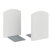 Buchstütze 2er-Set Weiss-Grau