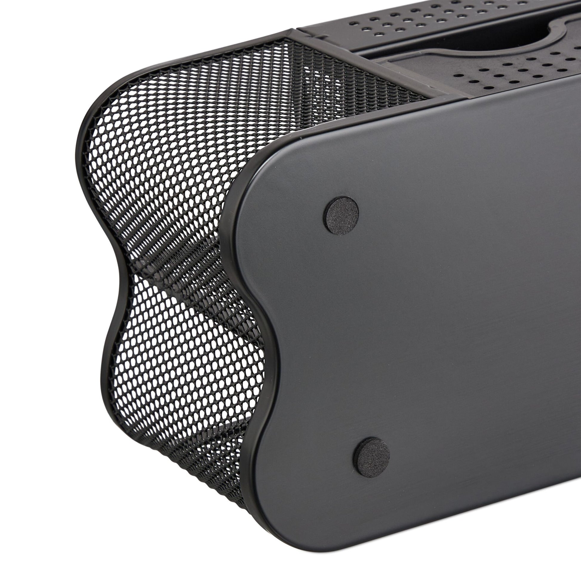 Schreibtisch Organizer Mesh-Design Schwarz von Relaxdays