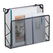 Zeitschriftenhalter Wand Schwarz von Relaxdays
