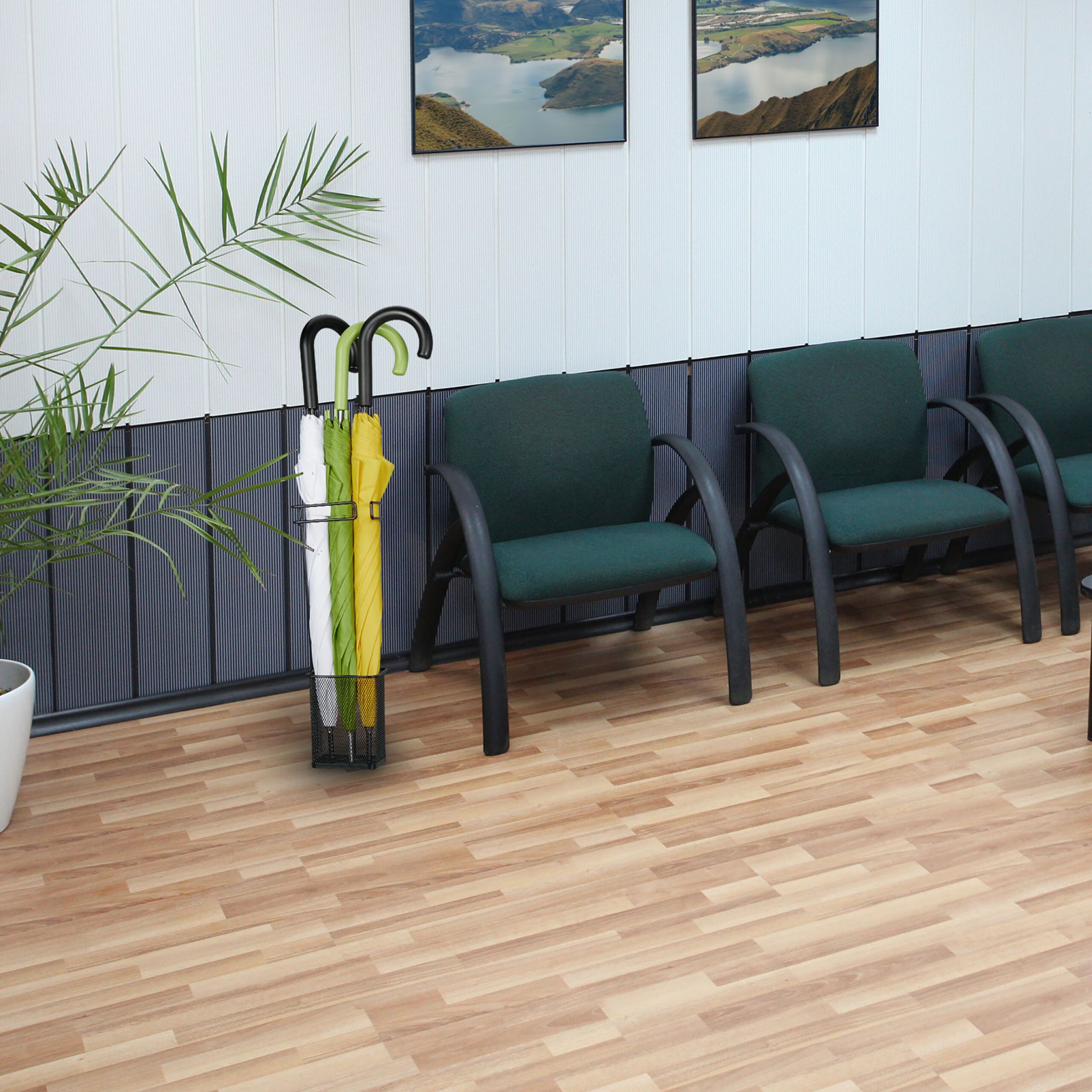 Regenschirmständer Metall Schwarz von Relaxdays