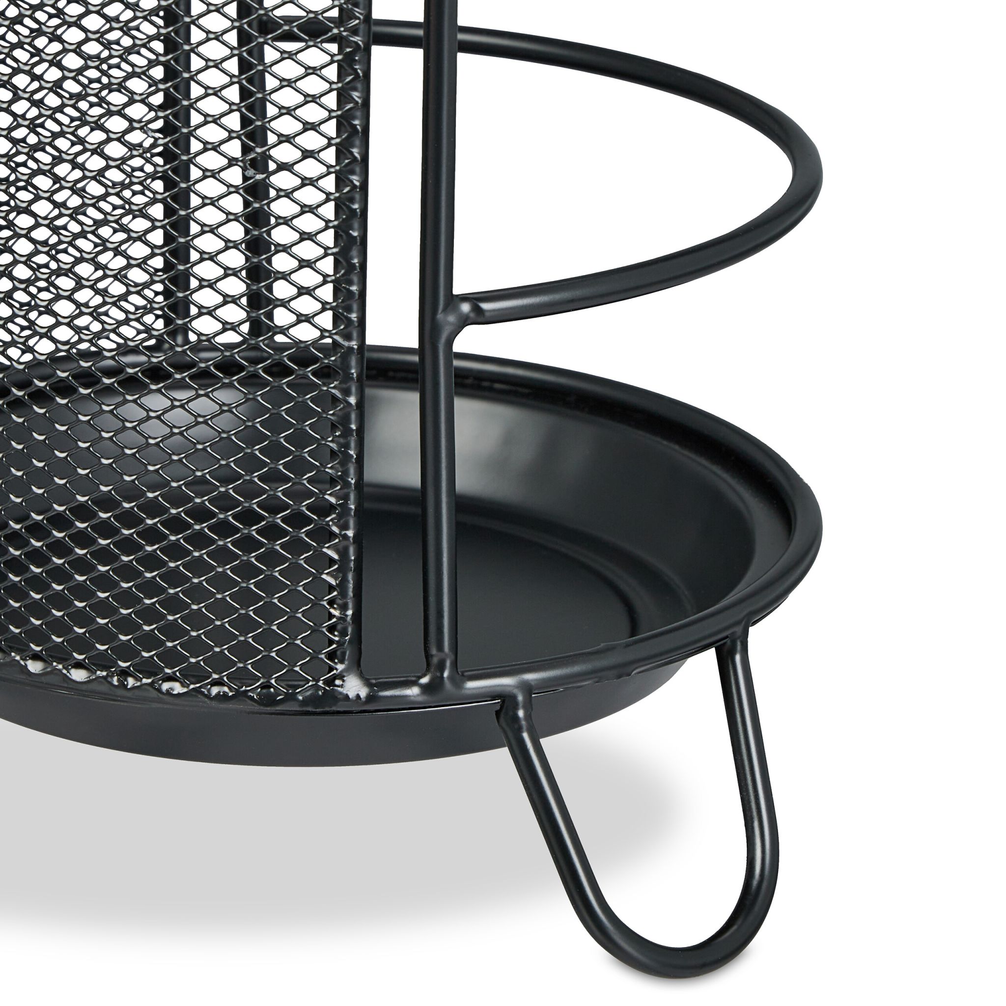 Regenschirmständer Metall Schwarz von Relaxdays