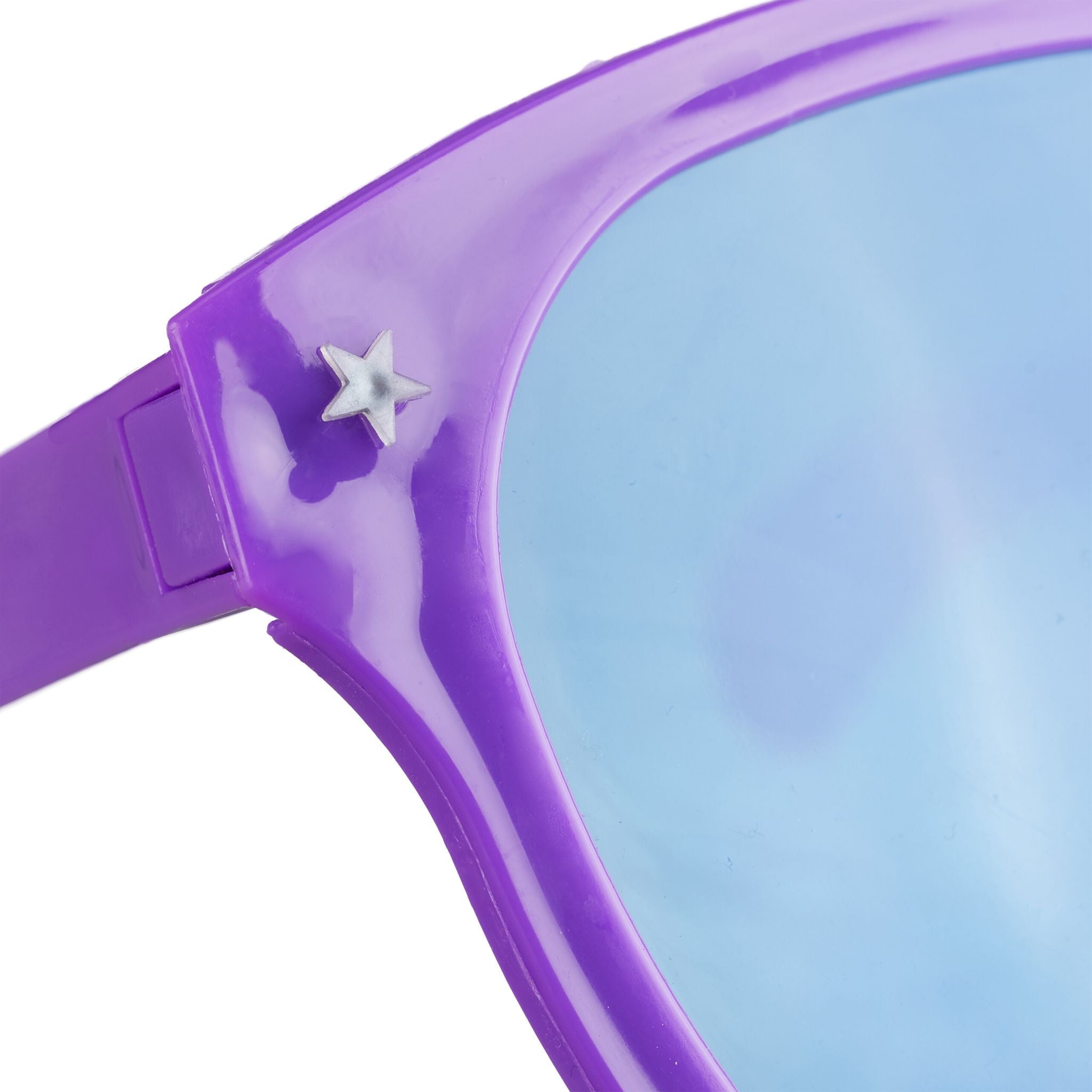 Grosse Partybrille 4er-Set Grün-Lila-Orange von Relaxdays