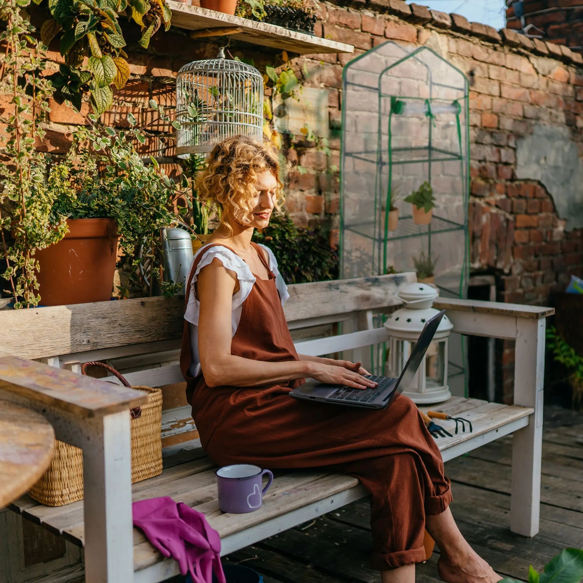 Balkon-Gewächshaus mit PVC-Folie Dunkelgrün-Transparent von Relaxdays