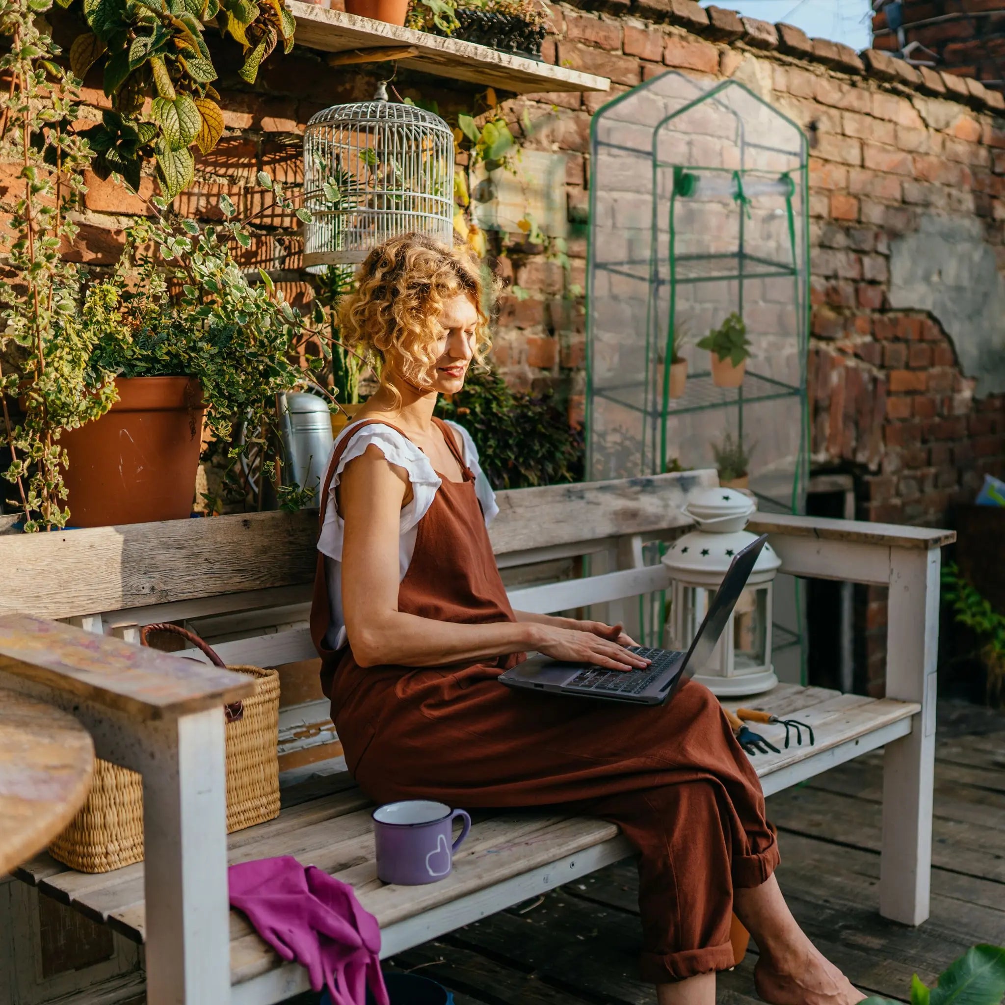 Balkon-Gewächshaus mit PVC-Folie Dunkelgrün-Transparent von Relaxdays
