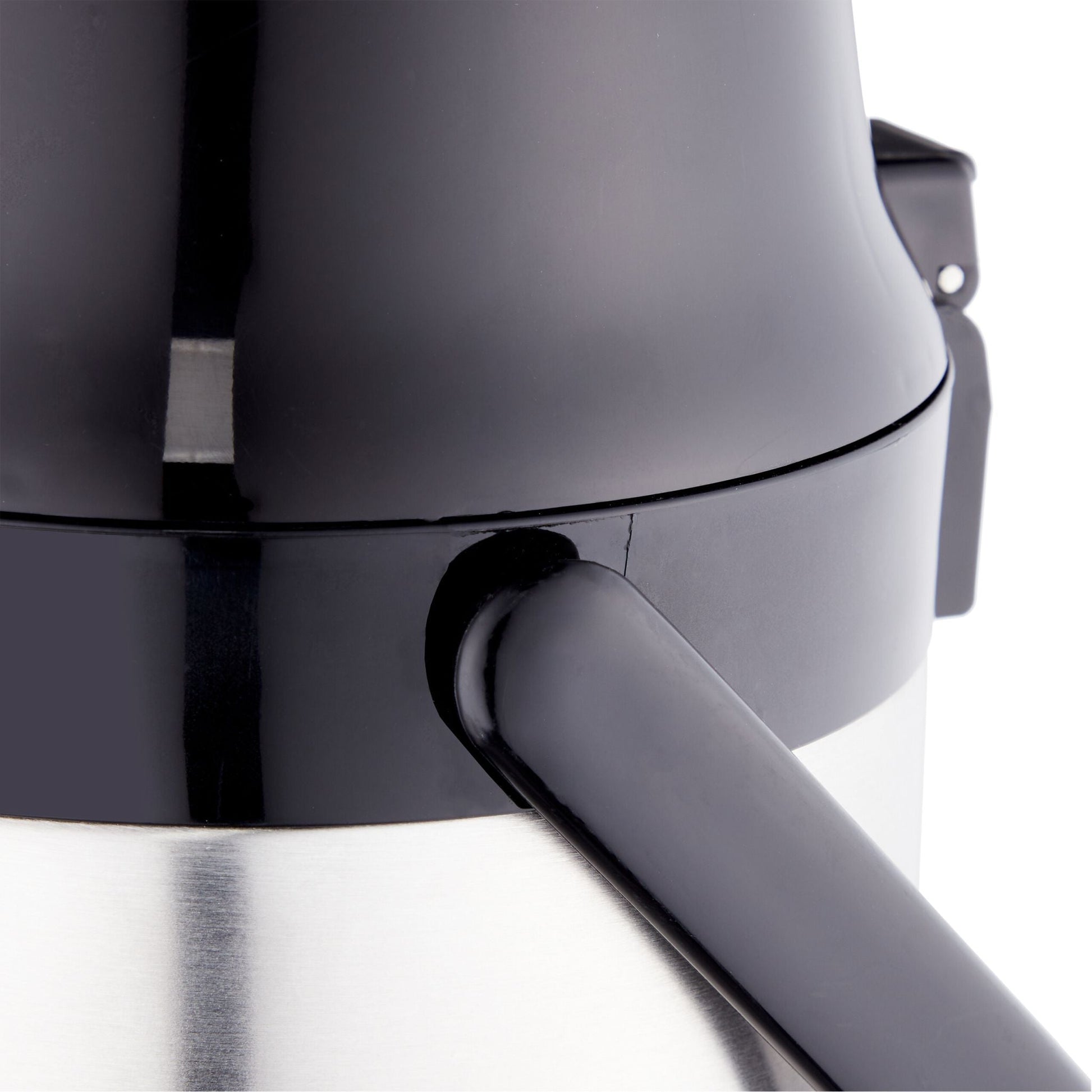 Kaffee Pumpkanne 3L Schwarz-Silber-Grau von Relaxdays