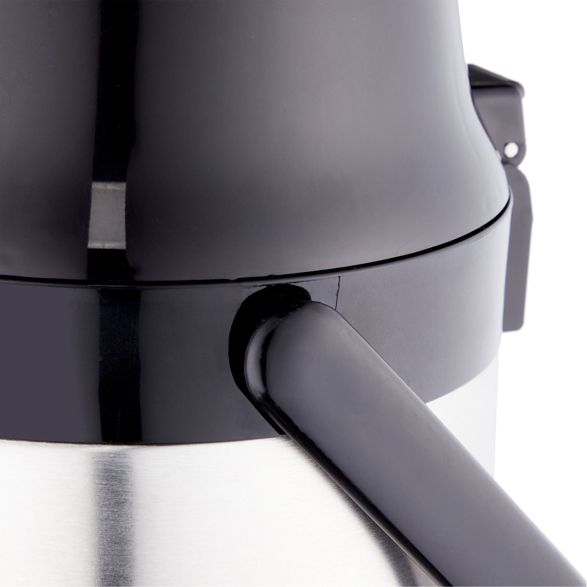 Kaffee Pumpkanne 3L Schwarz-Silber-Grau von Relaxdays