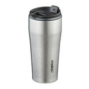 Thermobecher Edelstahl 400ml Schwarz-Silber von Relaxdays