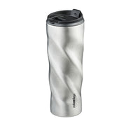 Thermobecher Edelstahl 500ml Schwarz-Silber von Relaxdays