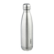 Trinkflasche Edelstahl 500ml Silber von Relaxdays