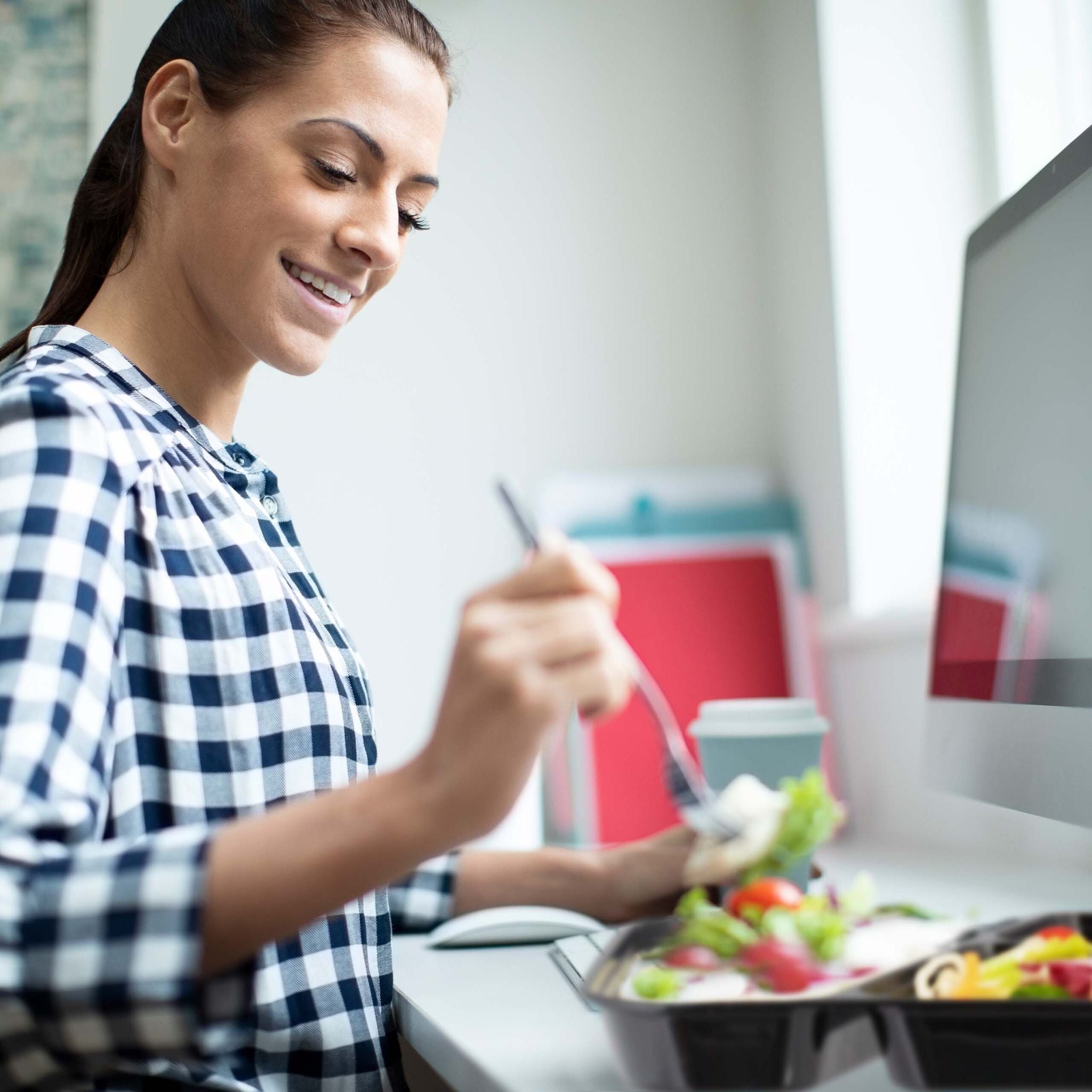Meal Prep Boxen 24 Set 3 Fächer Schwarz-Transparent von Relaxdays