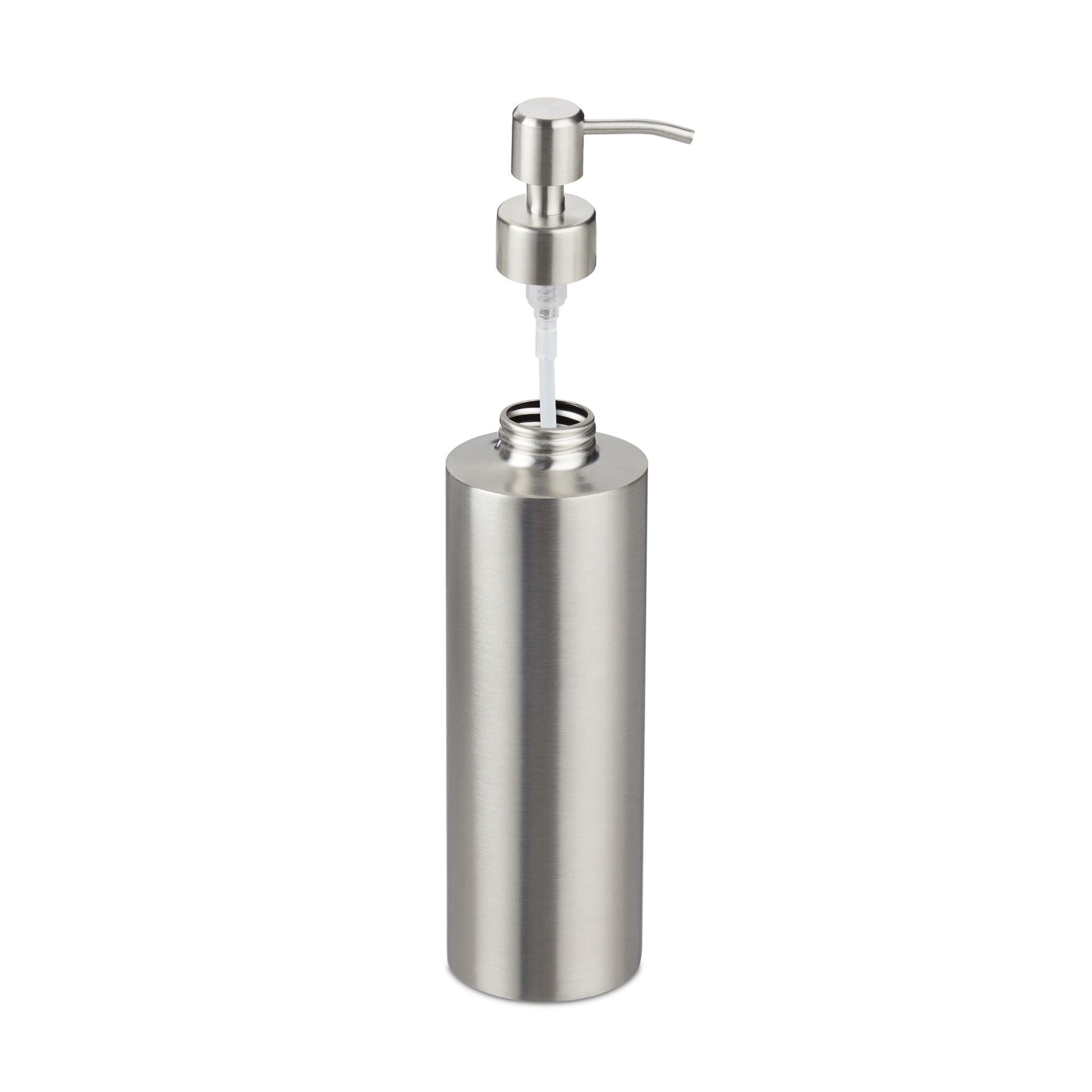 Seifenspender Edelstahl 300 ml 2er-Set Silber von Relaxdays