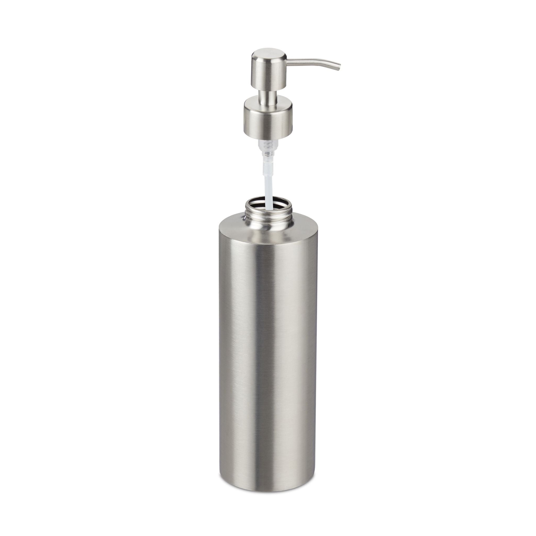 Seifenspender Edelstahl 300 ml 2er-Set Silber von Relaxdays