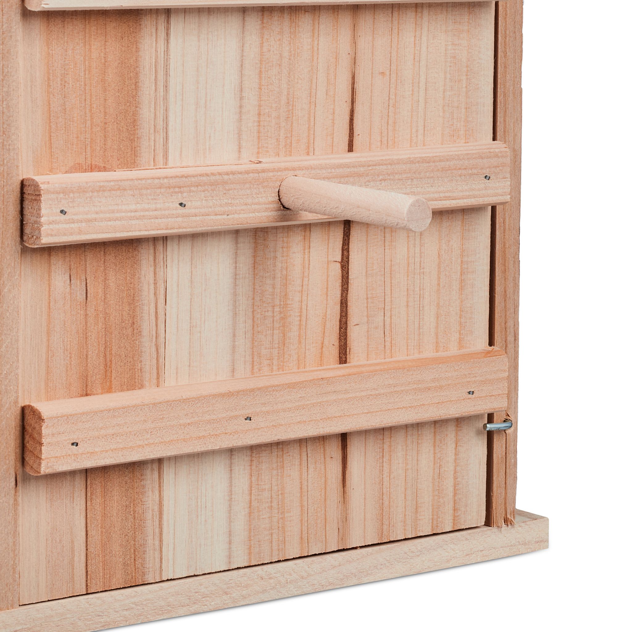 Eulen Nistkasten Holz Hellbraun von Relaxdays