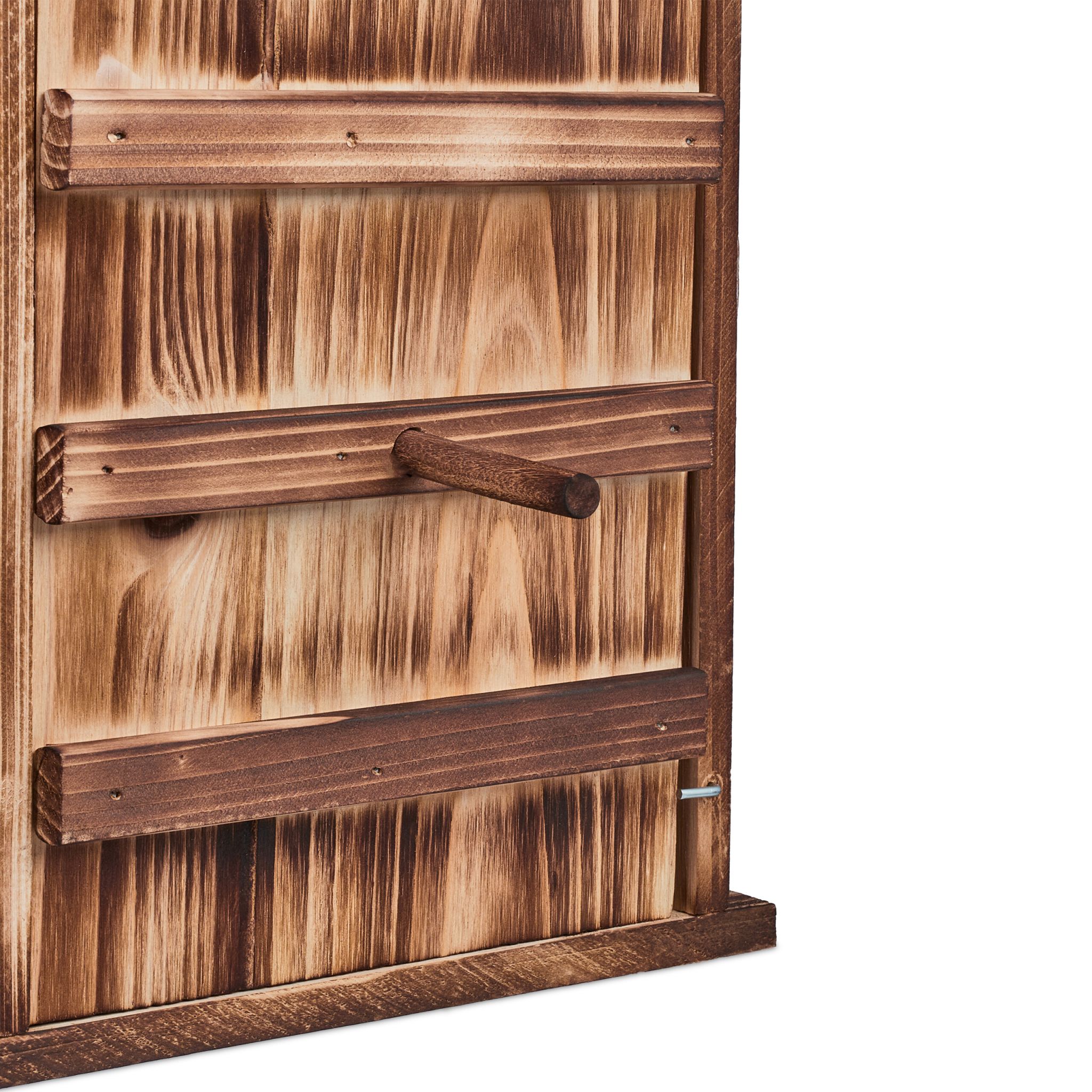 Eulen Nistkasten Holz Hellbraun von Relaxdays