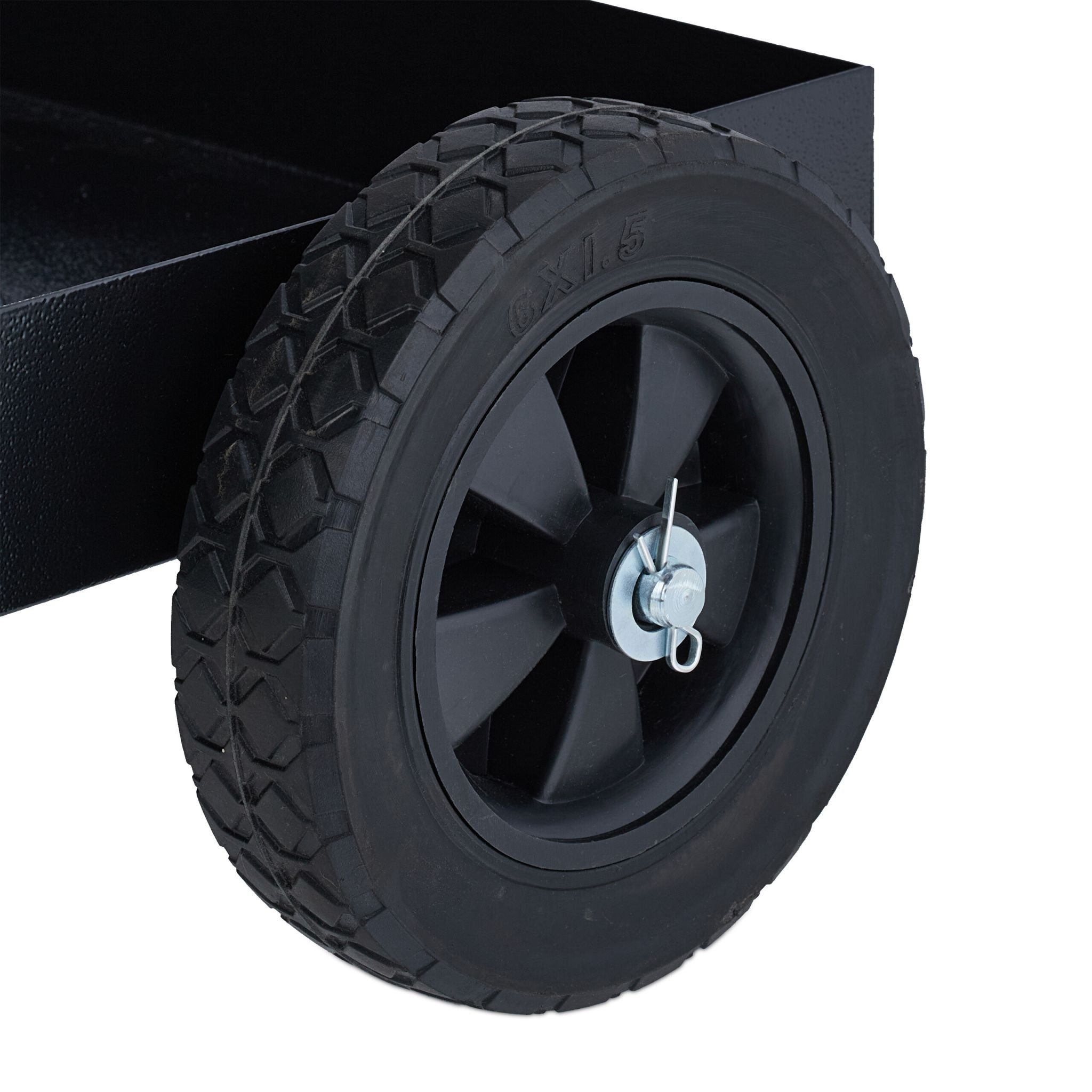 Schweisswagen Schwarz-Silber von Relaxdays