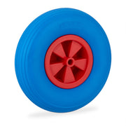Schubkarrenrad 3.50-6 in Blau/Rot Blau-Rot von Relaxdays