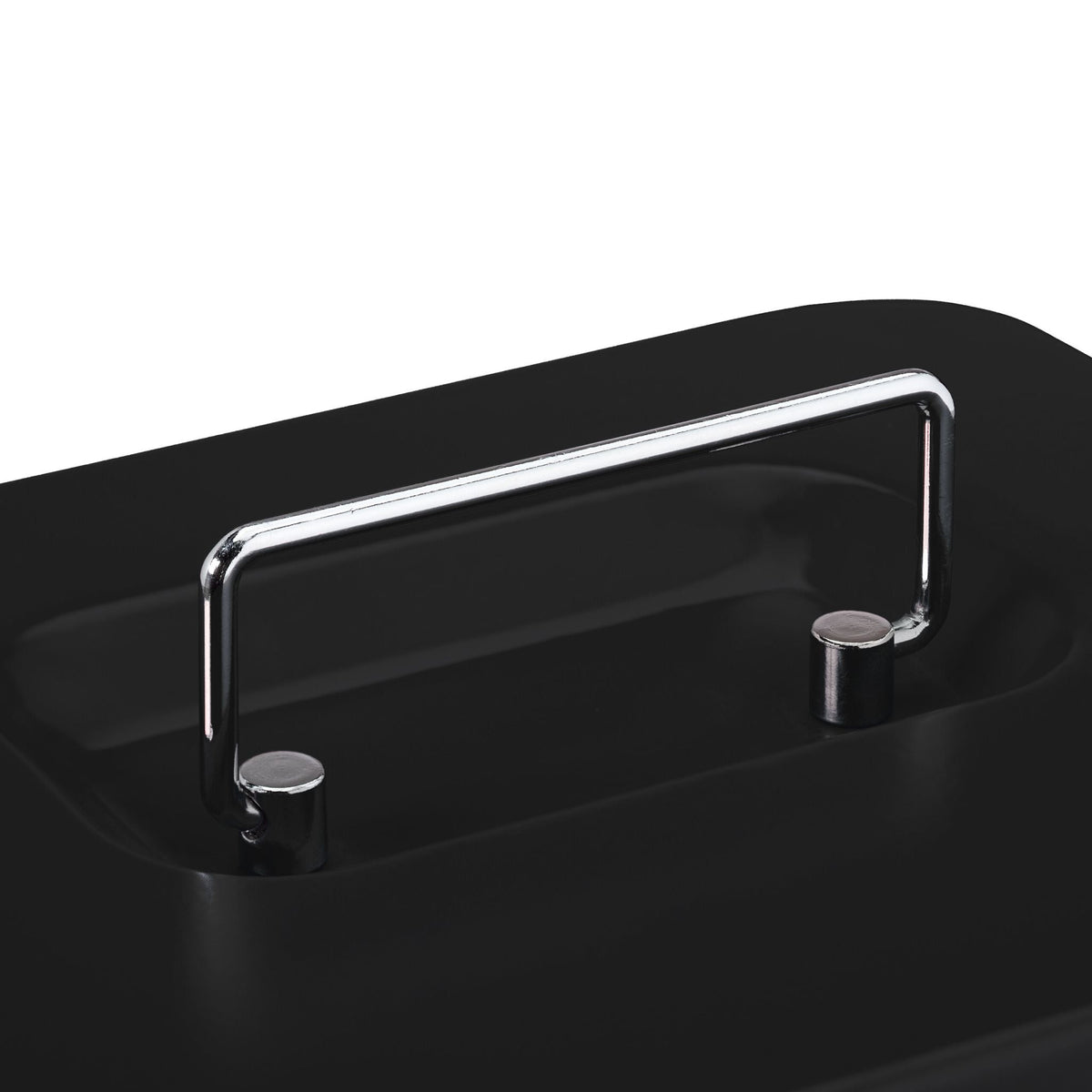 Abschliessbare Geldkassette Schwarz-Silber von Relaxdays