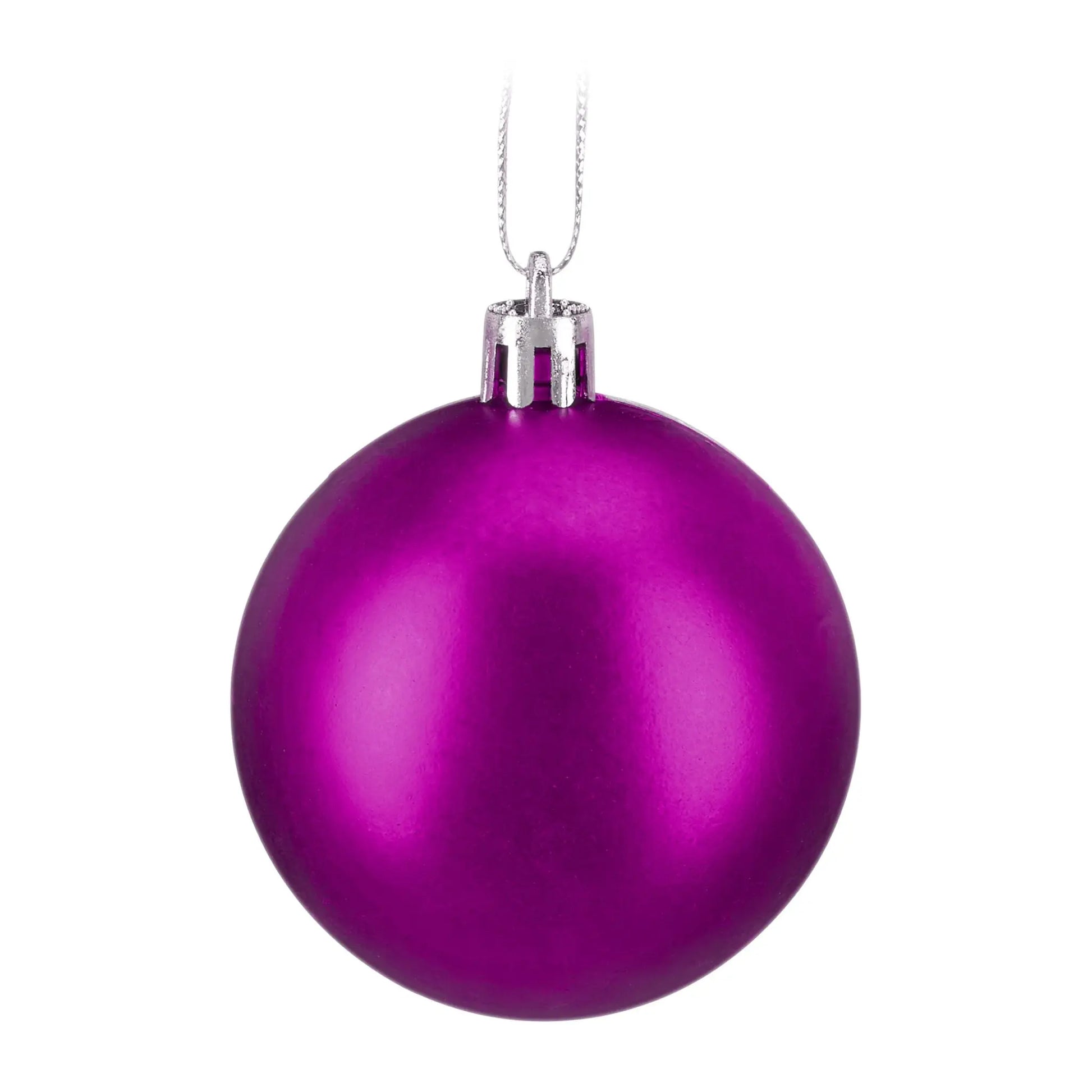 Weihnachtskugeln im 150er-Set Pink-Silber von Relaxdays
