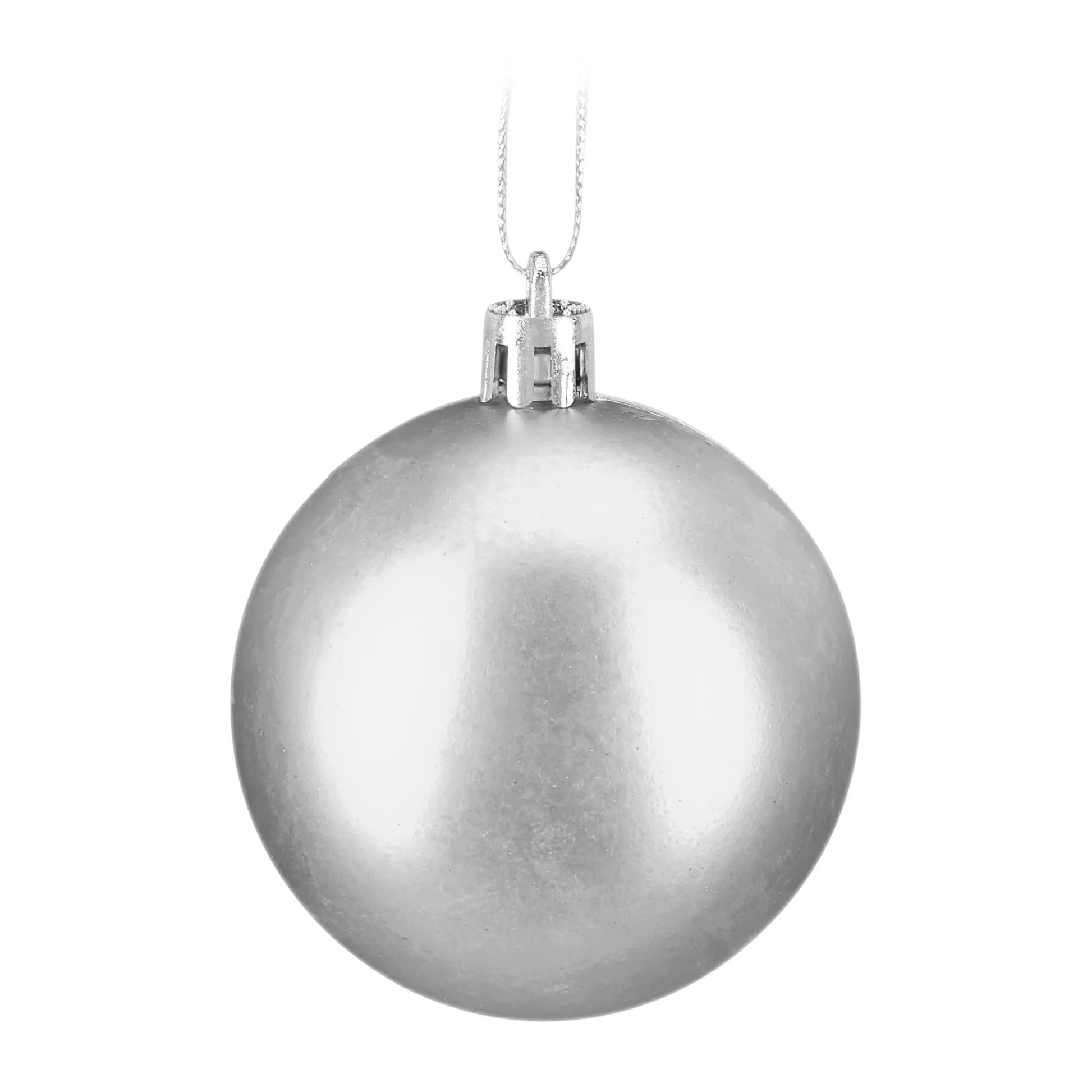 Weihnachtskugeln im 150er-Set Silber von Relaxdays
