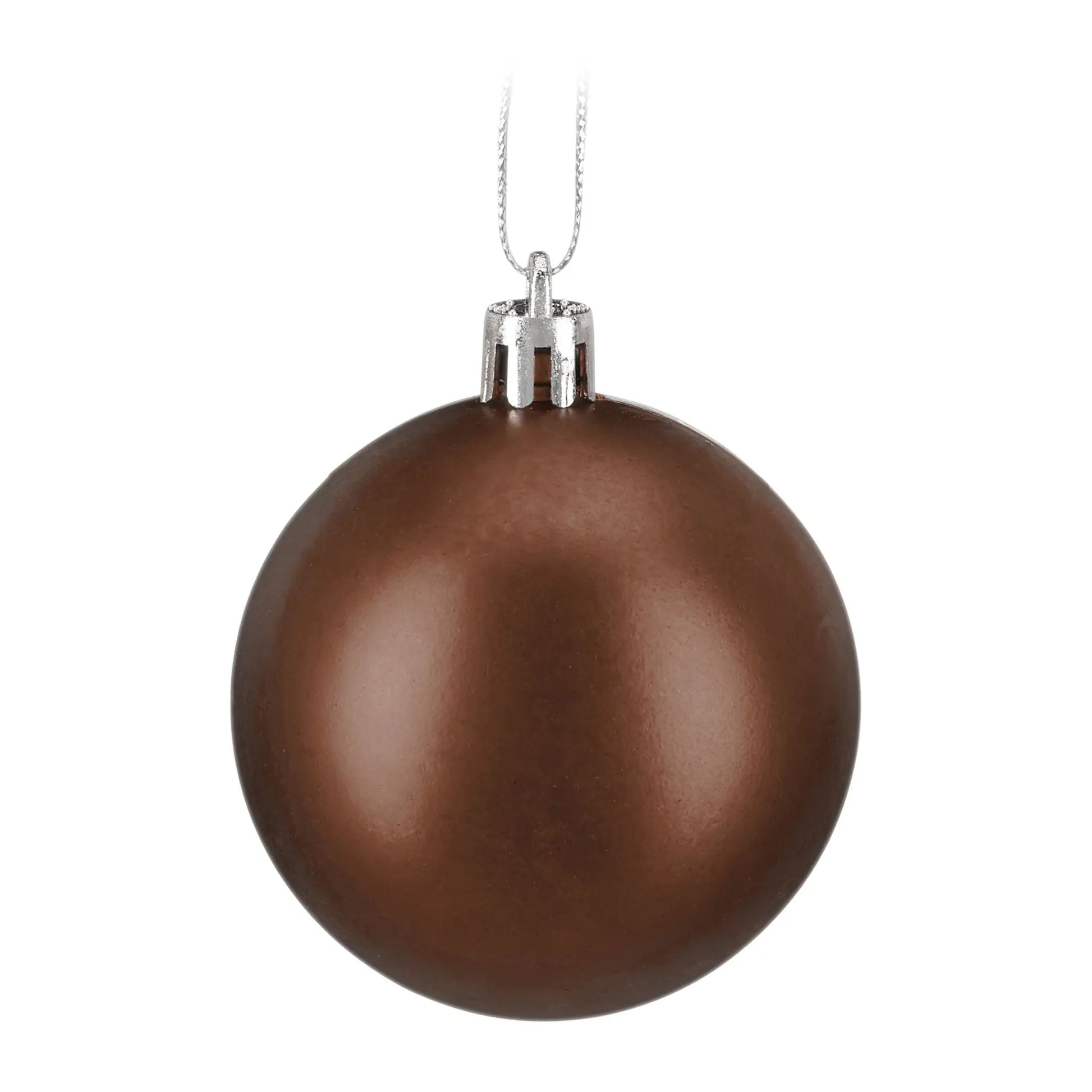 Weihnachtskugeln im 150er-Set Braun-Silber von Relaxdays