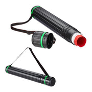Posterrolle ziehbar 2er-Set Grün-Schwarz von Relaxdays