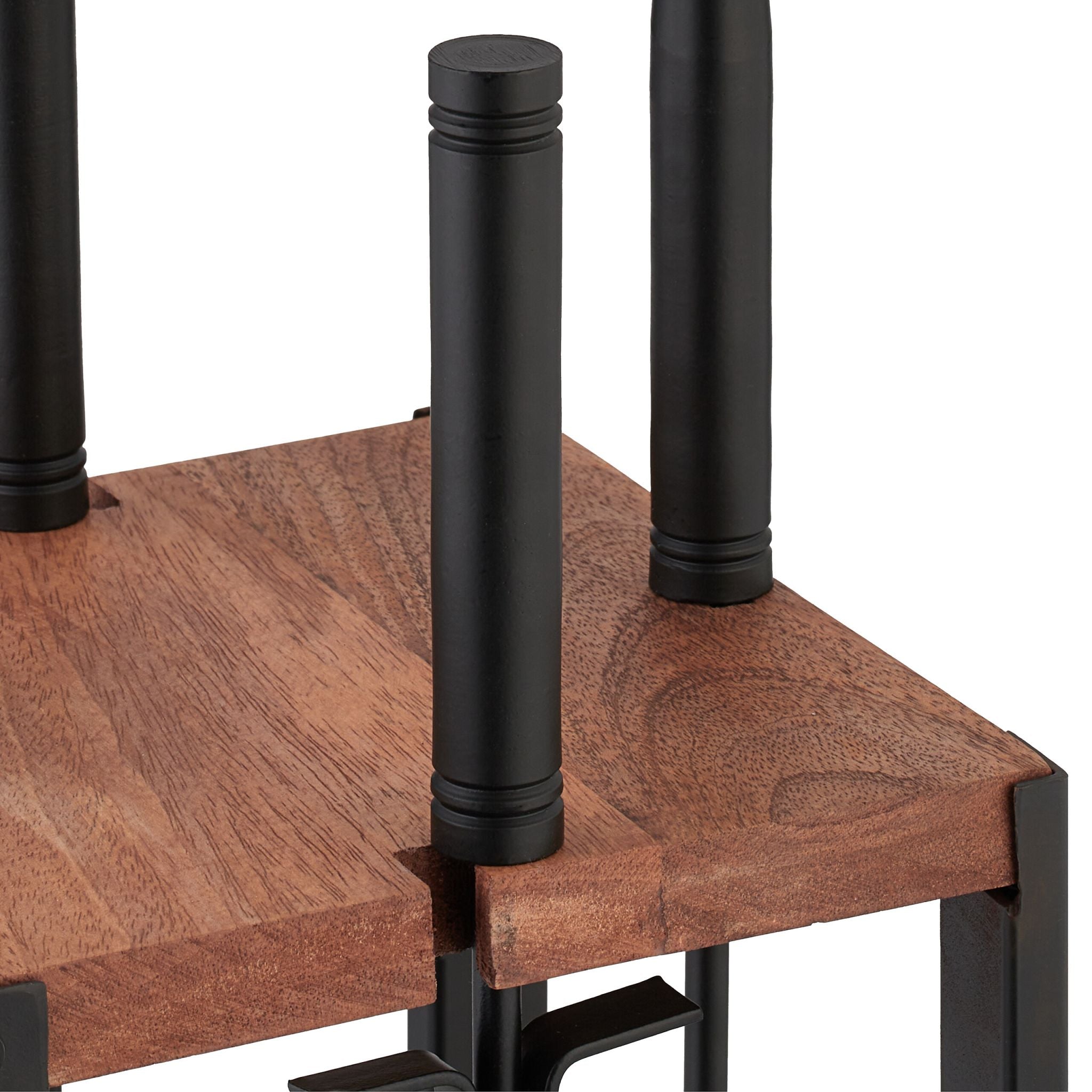 Kaminbesteck 5tlg. Braun-Schwarz von Relaxdays