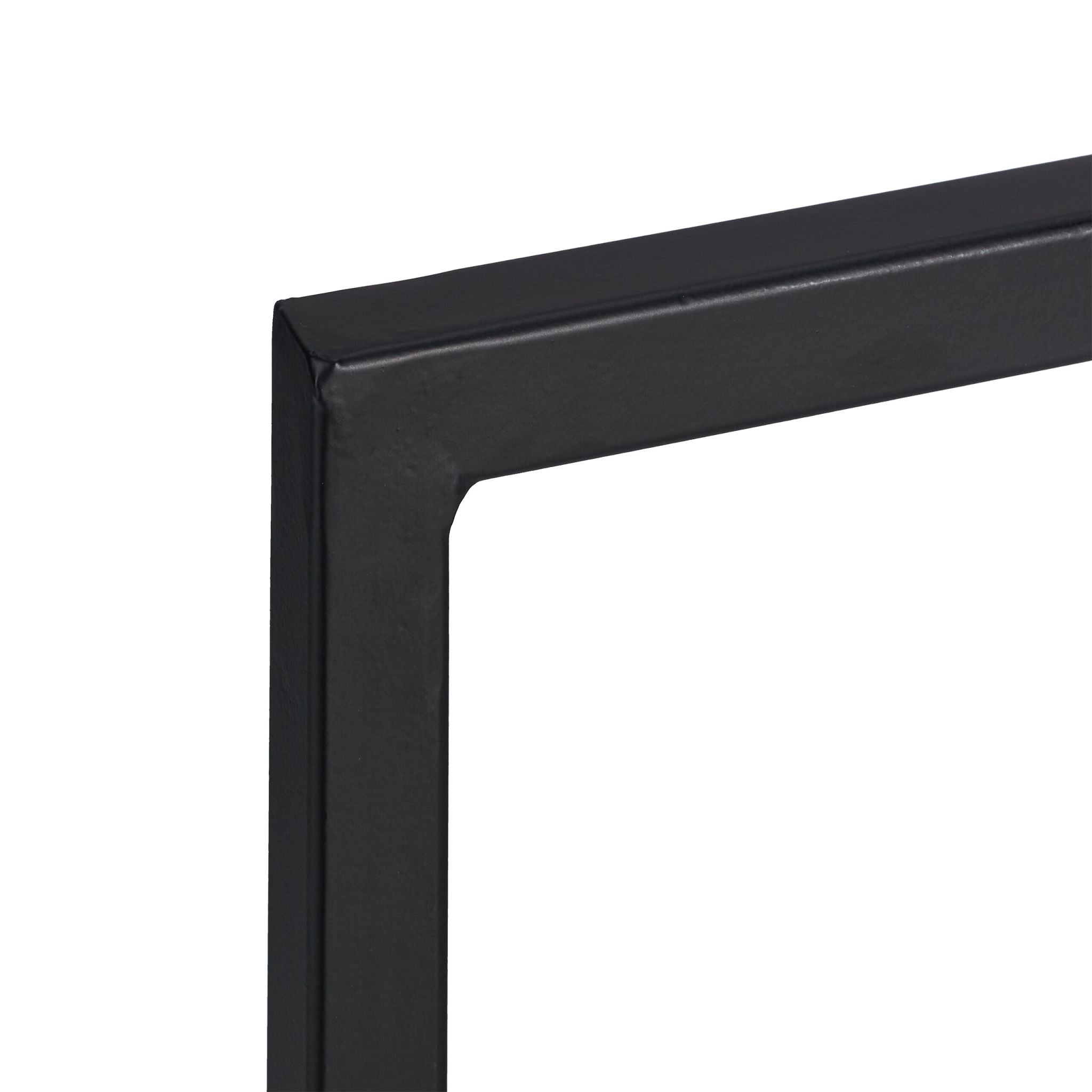 Kaminholzregal Metall Schwarz von Relaxdays