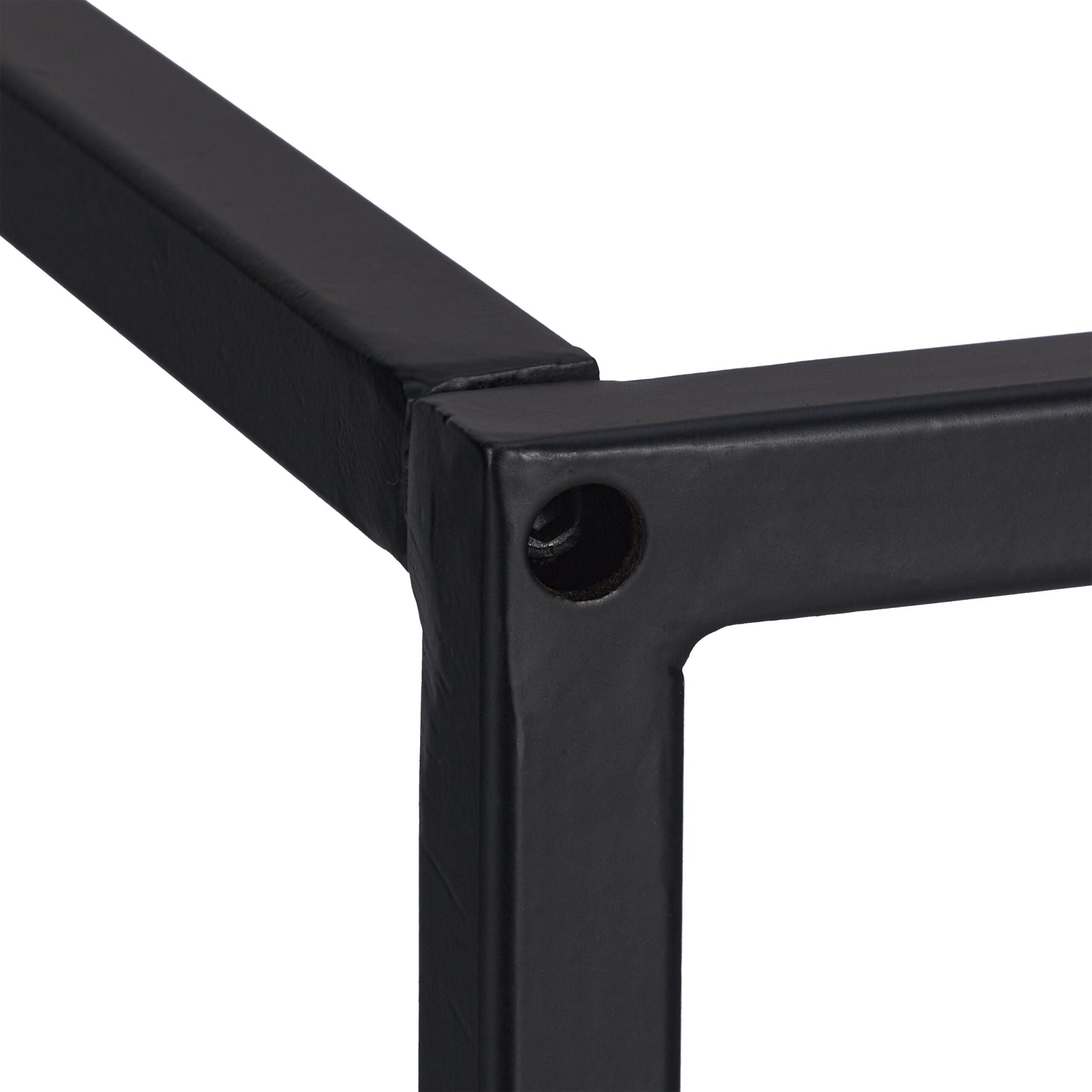 Kaminholzregal Metall Schwarz von Relaxdays
