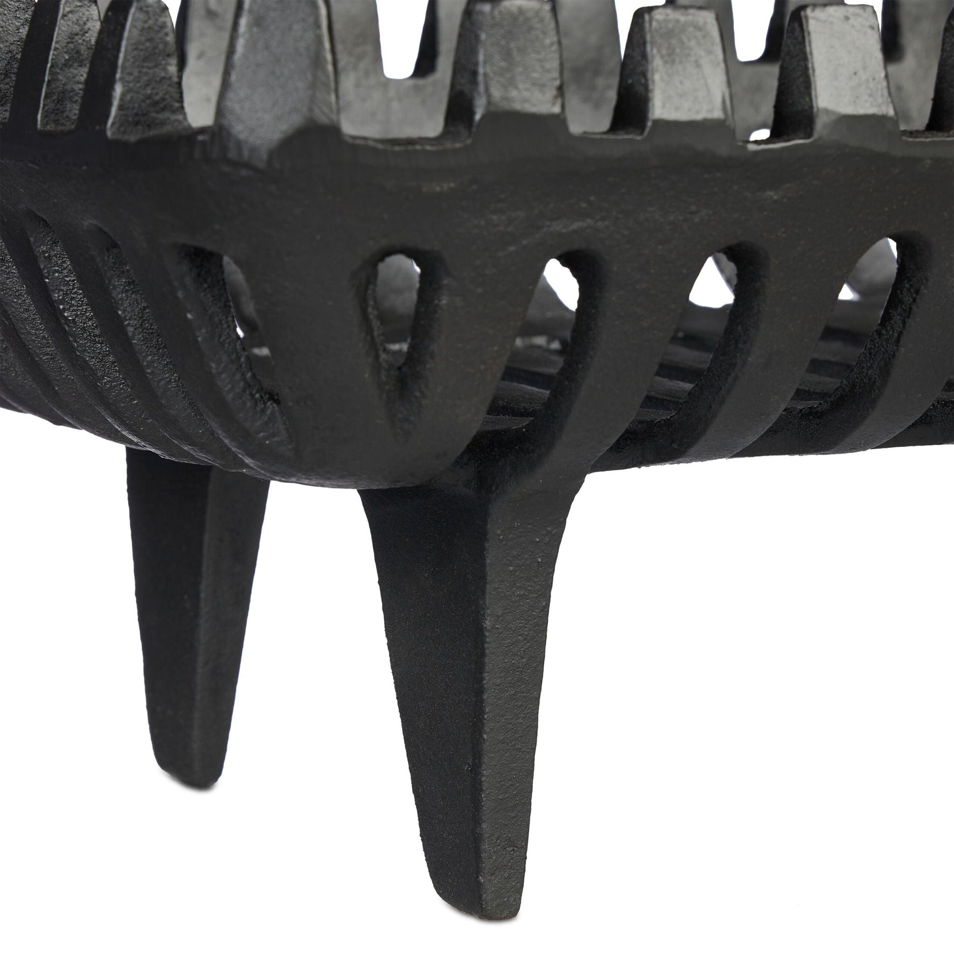 Kaminrost mit Standfüssen Schwarz von Relaxdays