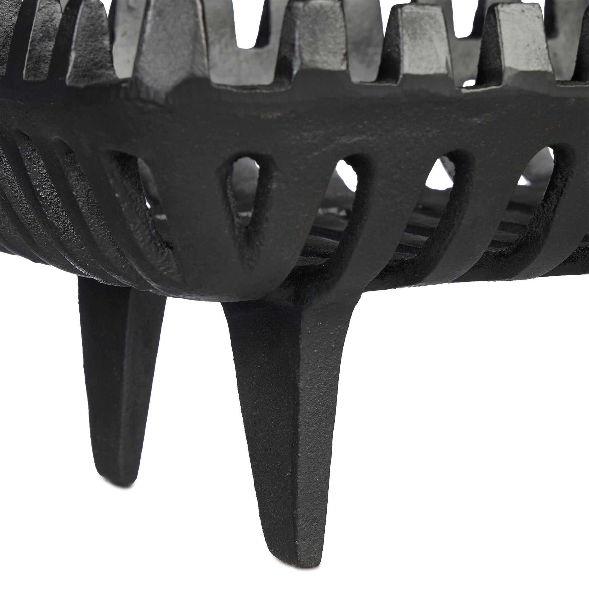 Kaminrost mit Standfüssen Schwarz von Relaxdays