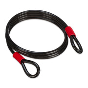 Schlaufenkabel 12 mm Rot-Schwarz von Relaxdays