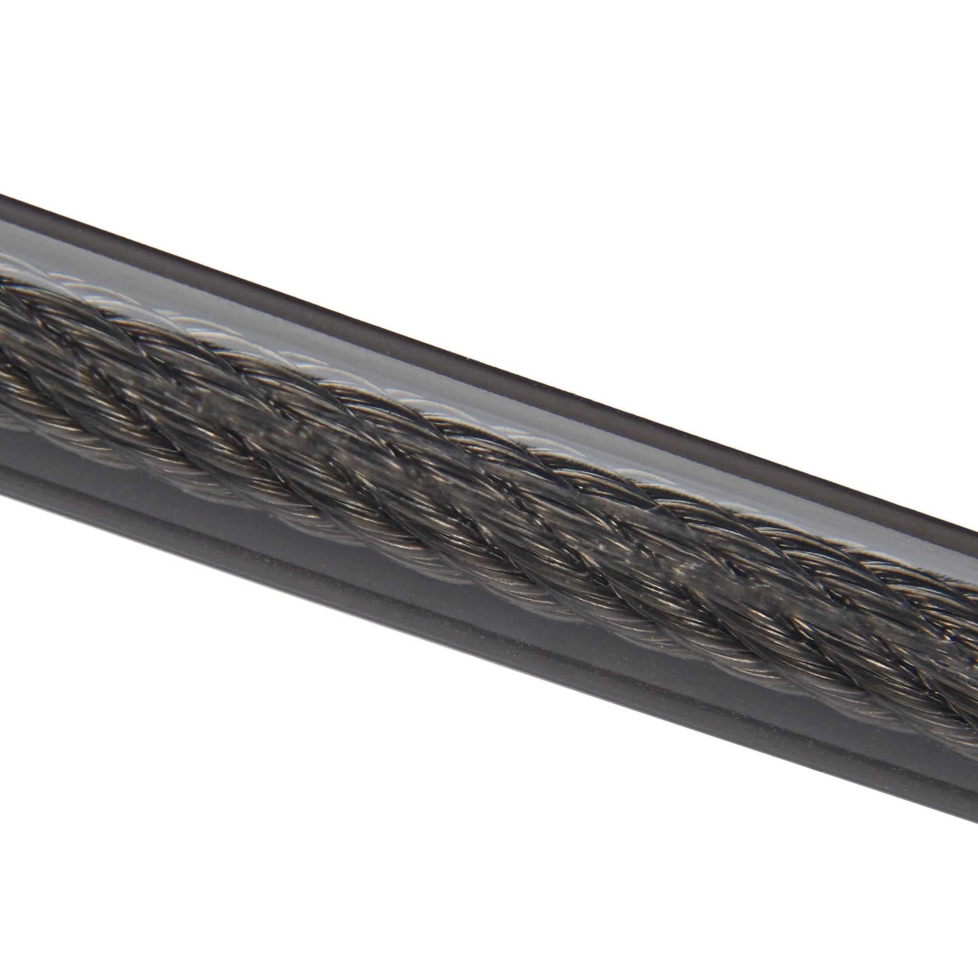 Schlaufenkabel 12 mm Rot-Schwarz von Relaxdays