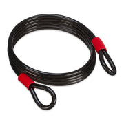 Schlaufenkabel 12 mm Rot-Schwarz von Relaxdays